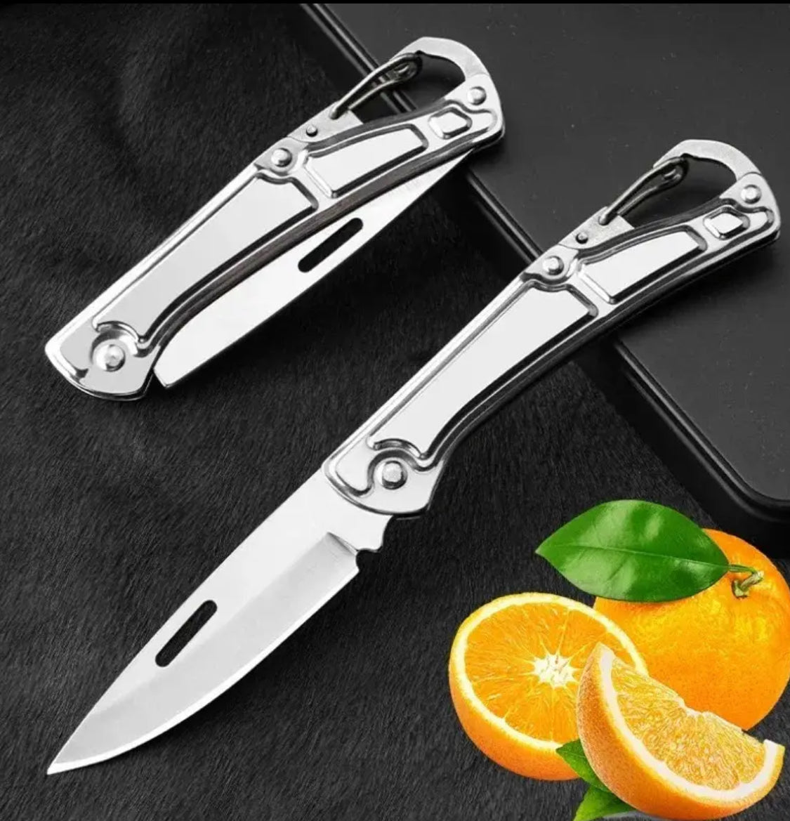 Folding knife with clip