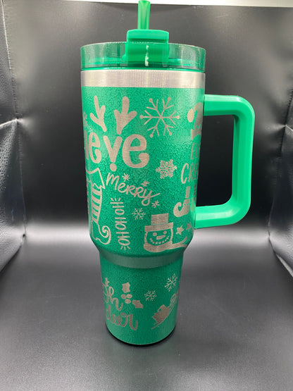 Believe in Christmas 40oz Tumbler